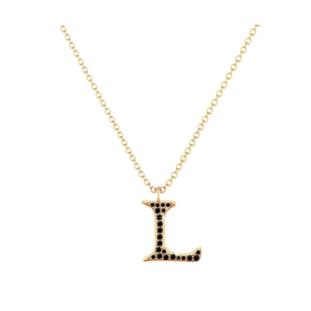 L - Letter Name Necklace Initial Necklace